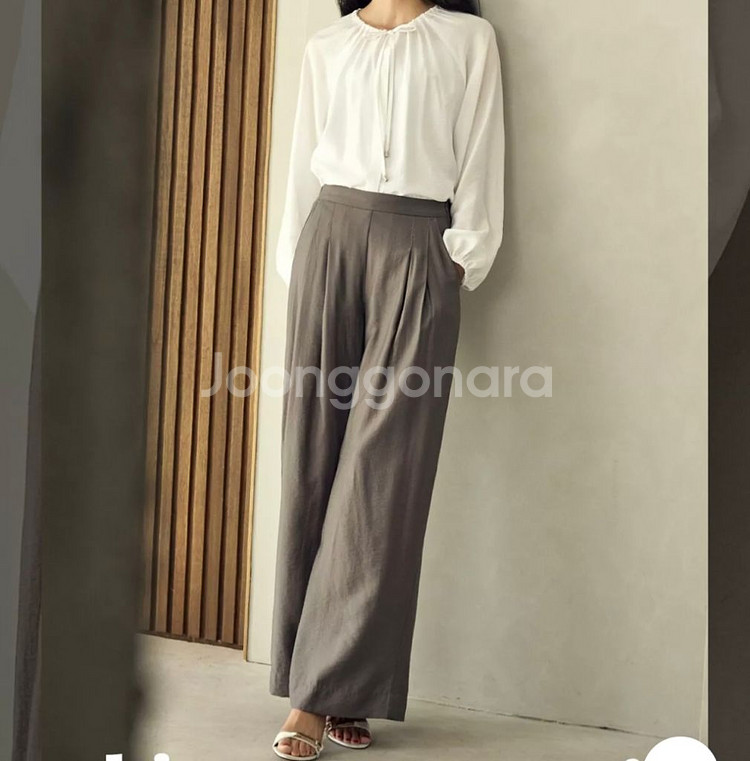김서룡 25SS 와이드팬츠--1