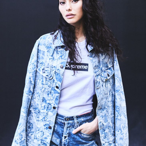 [L] 슈프림 16FW 체럽 트러커 자켓 라이트블루