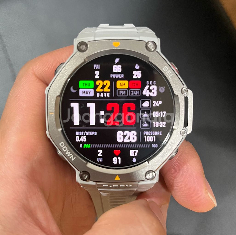 스마트 워치 어메이즈핏 티렉스3 팔아요!!--2