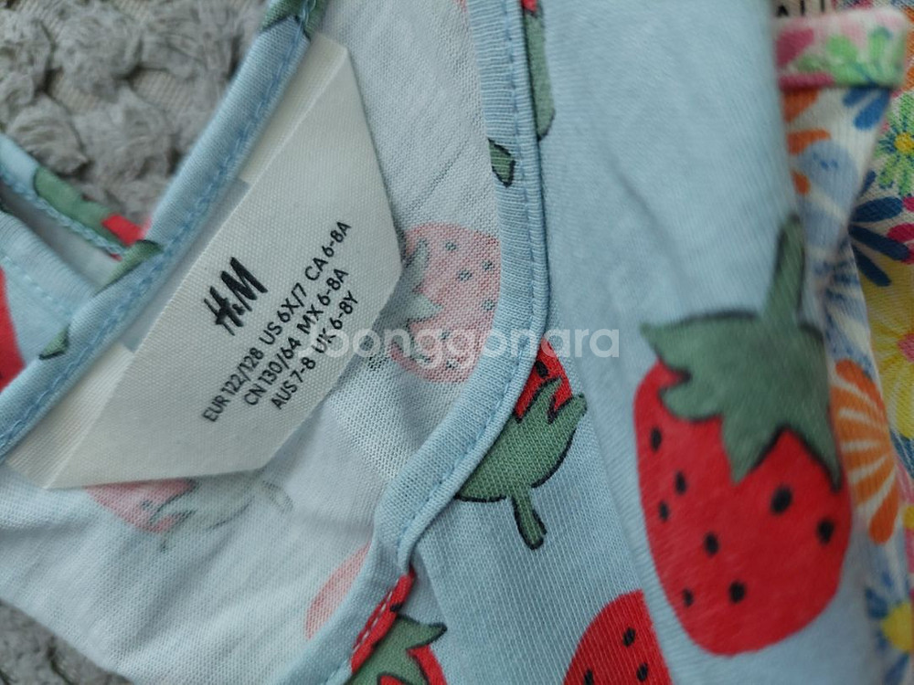 여아원피스 120 130 일괄9벌 h&m--6