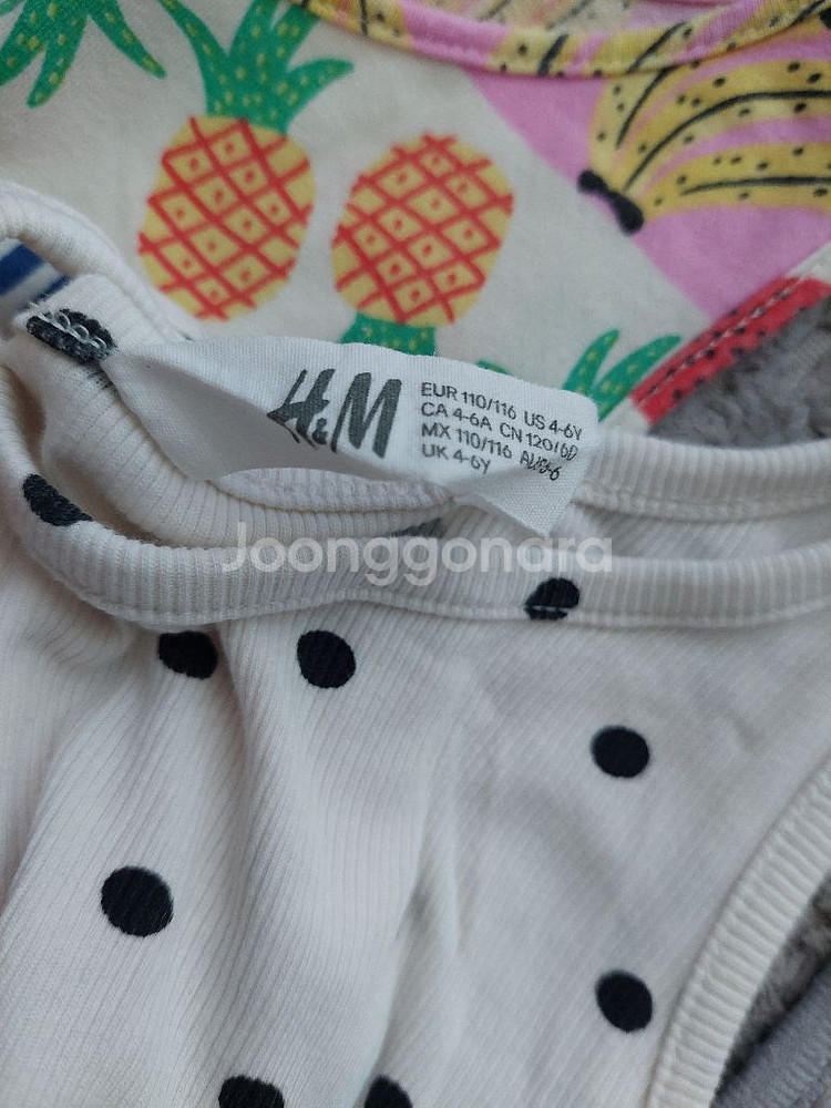 여아원피스 120 130 일괄9벌 h&m--7