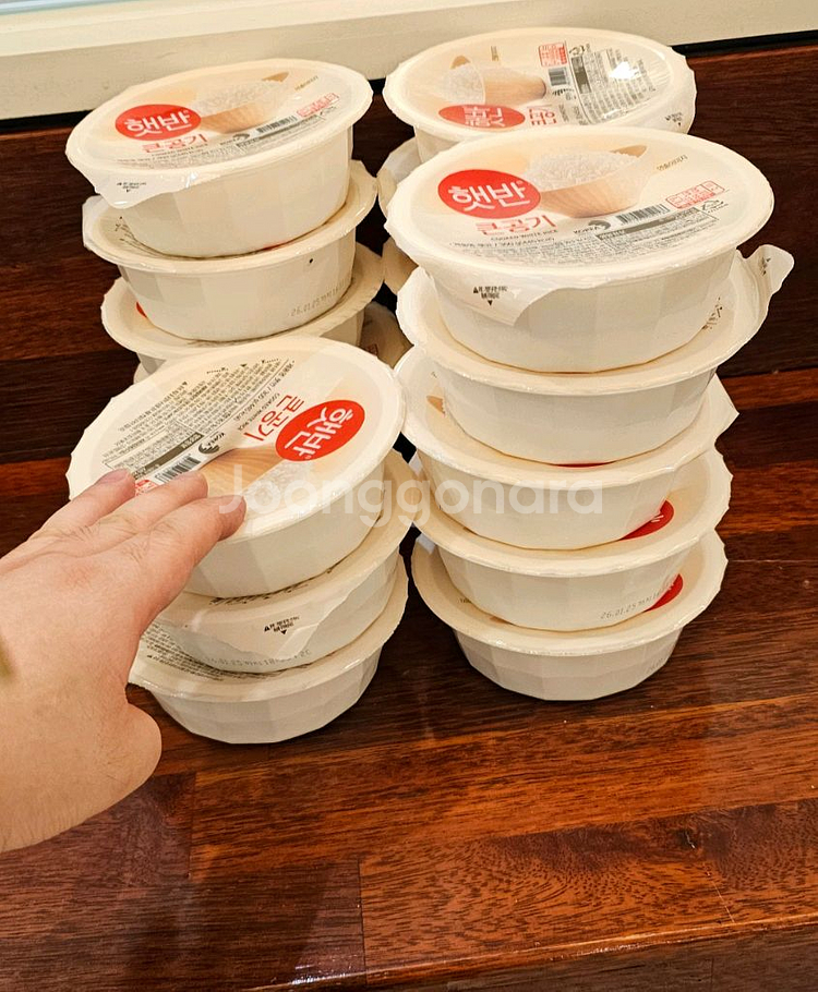 (무료배송) 햇반 백미밥 큰공기, 300g, 18개--2