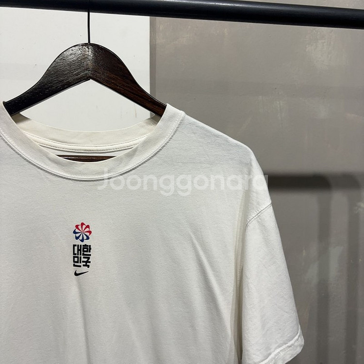 (105) 나이키 축구 스포츠 대한민국 프린팅 반팔티--1