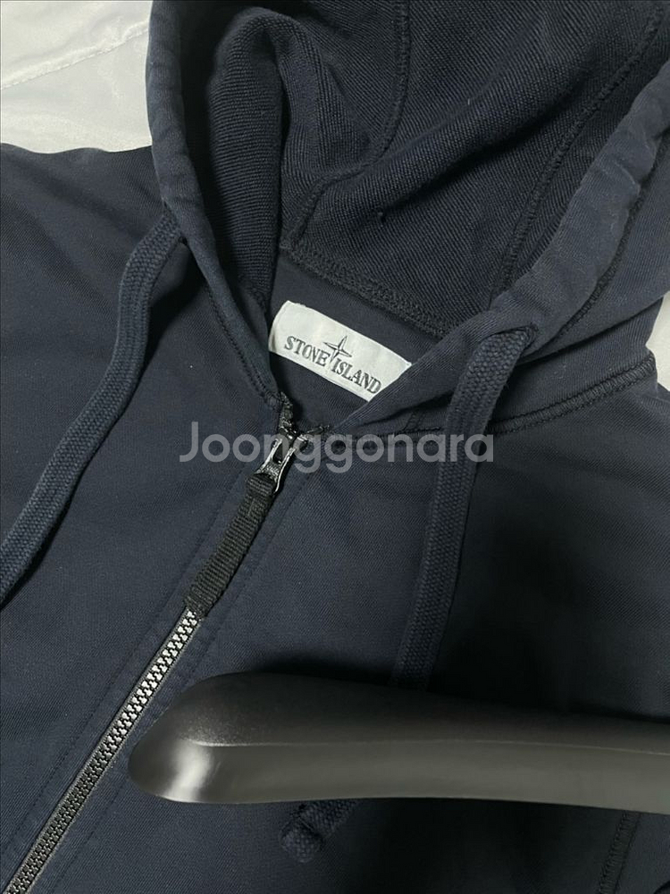20ss 스톤아일랜드 후드집업 다크네이비s--3