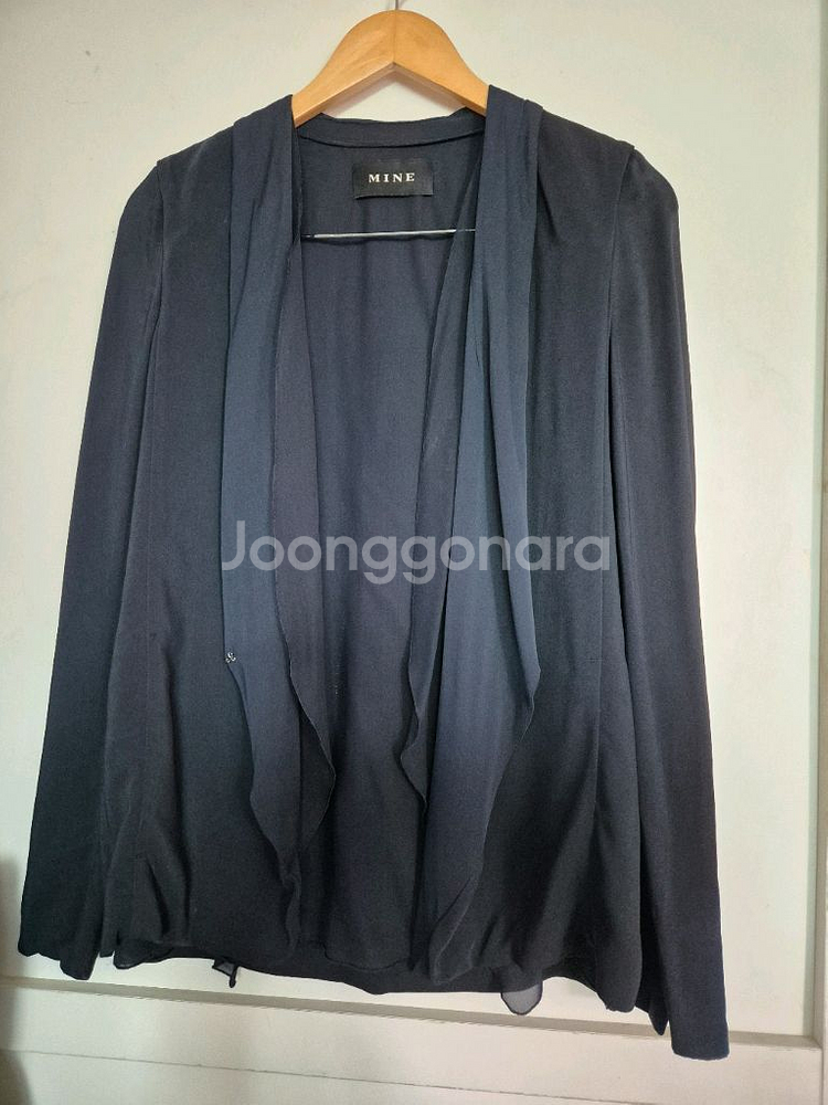 MINE 마인 자켓 네이비 가디건형 자켓--0