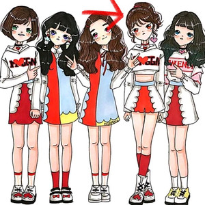 레드벨벳 슬기 루키(Rookie) 무대복 코스프레