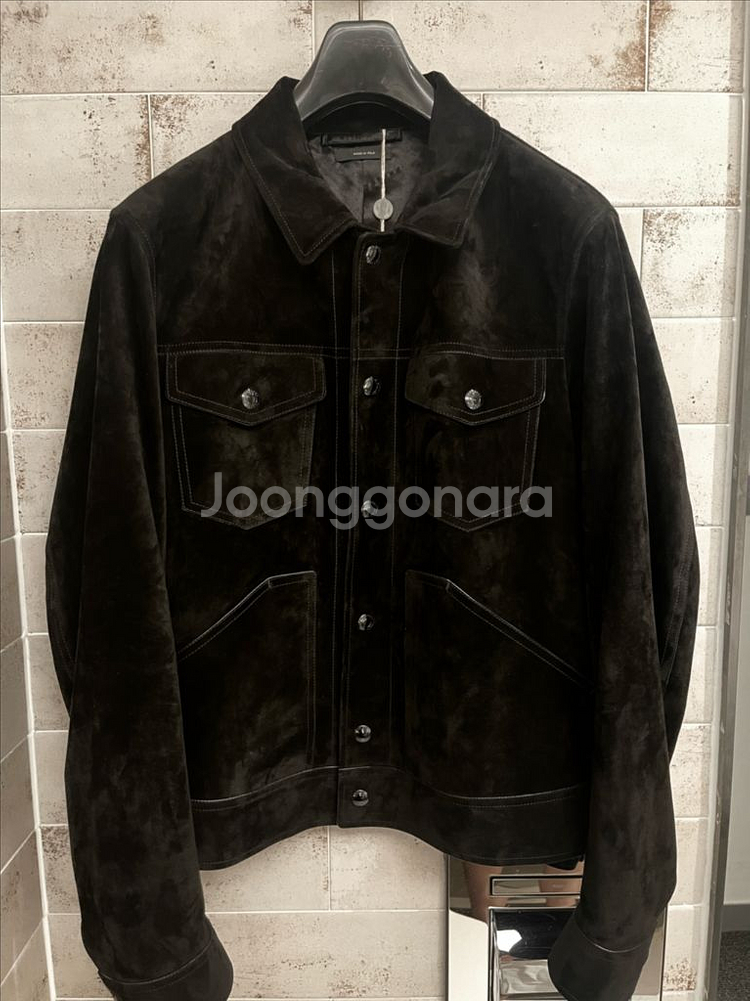 톰포드 캐시미어 스웨이드 자켓 54--1