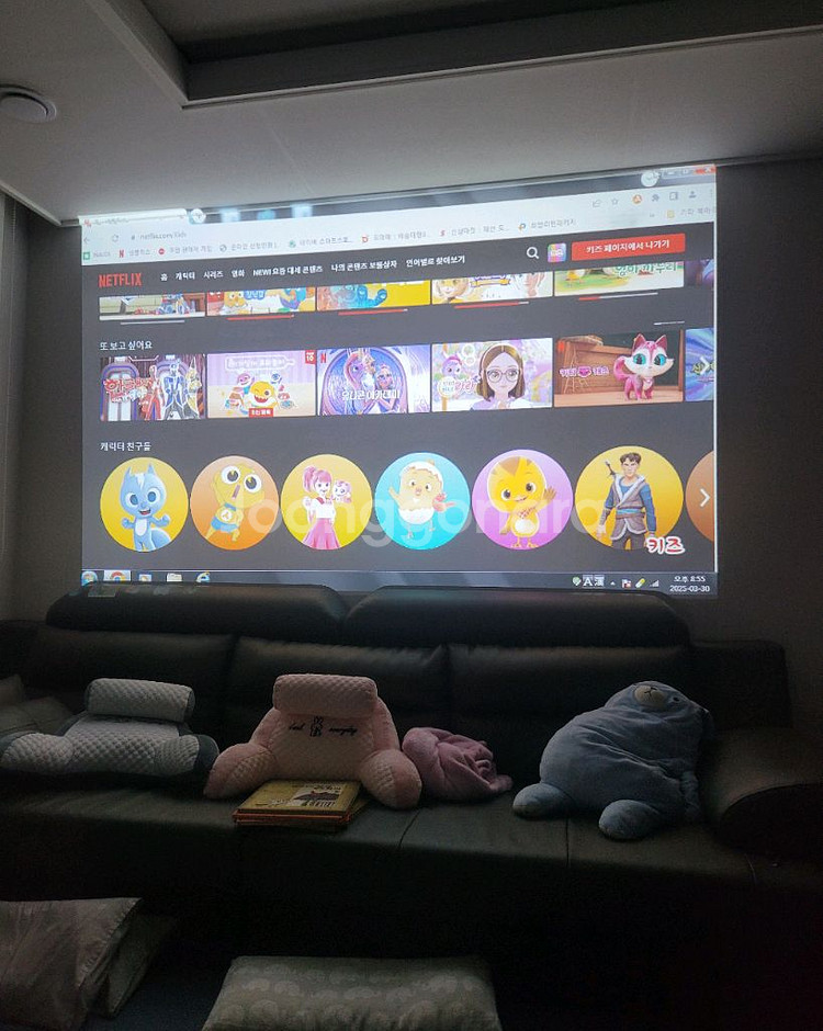 옵토마 빔 프로젝터 optoma 영사기 집영화관--0