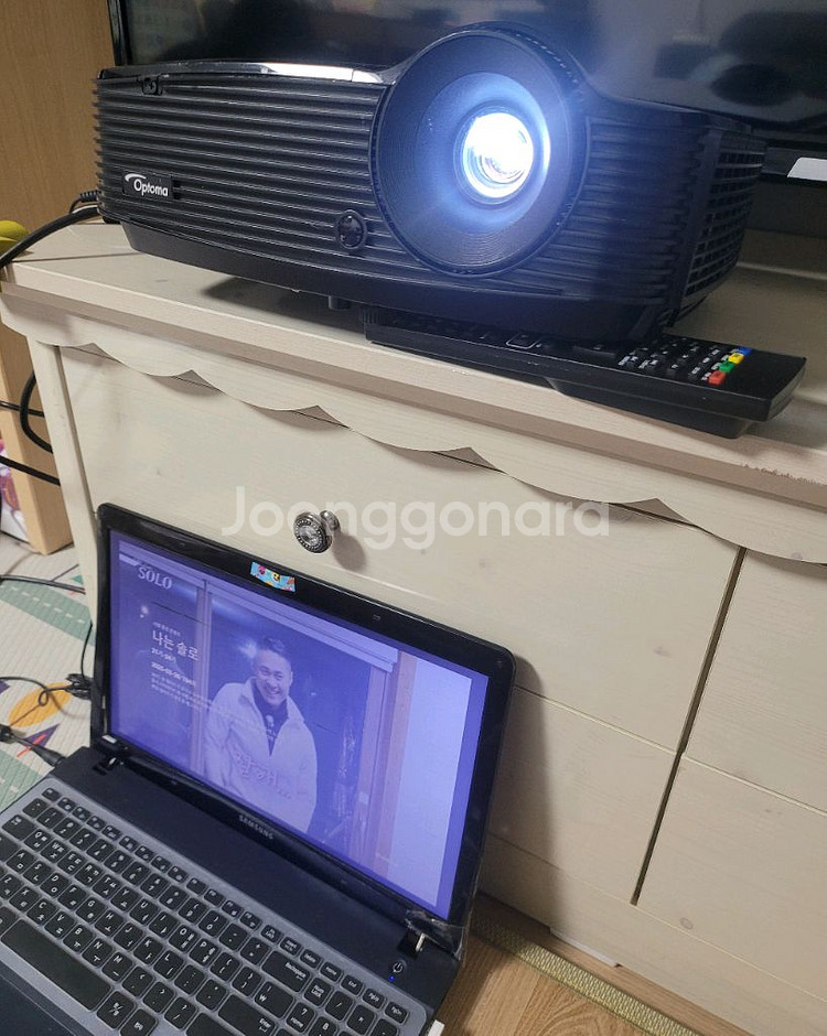옵토마 빔 프로젝터 optoma 영사기 집영화관--3