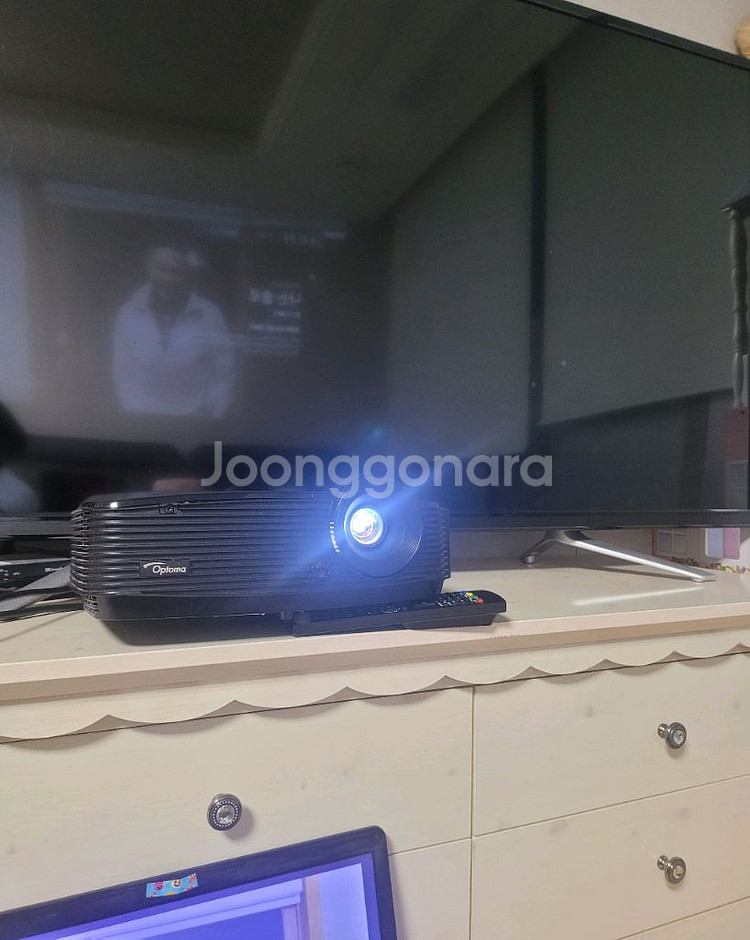 옵토마 빔 프로젝터 optoma 영사기 집영화관--6