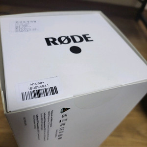 로데 마이크 Rode nt usb+ 미개봉