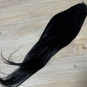 블랙 , 백금발 붙임머리 18인치