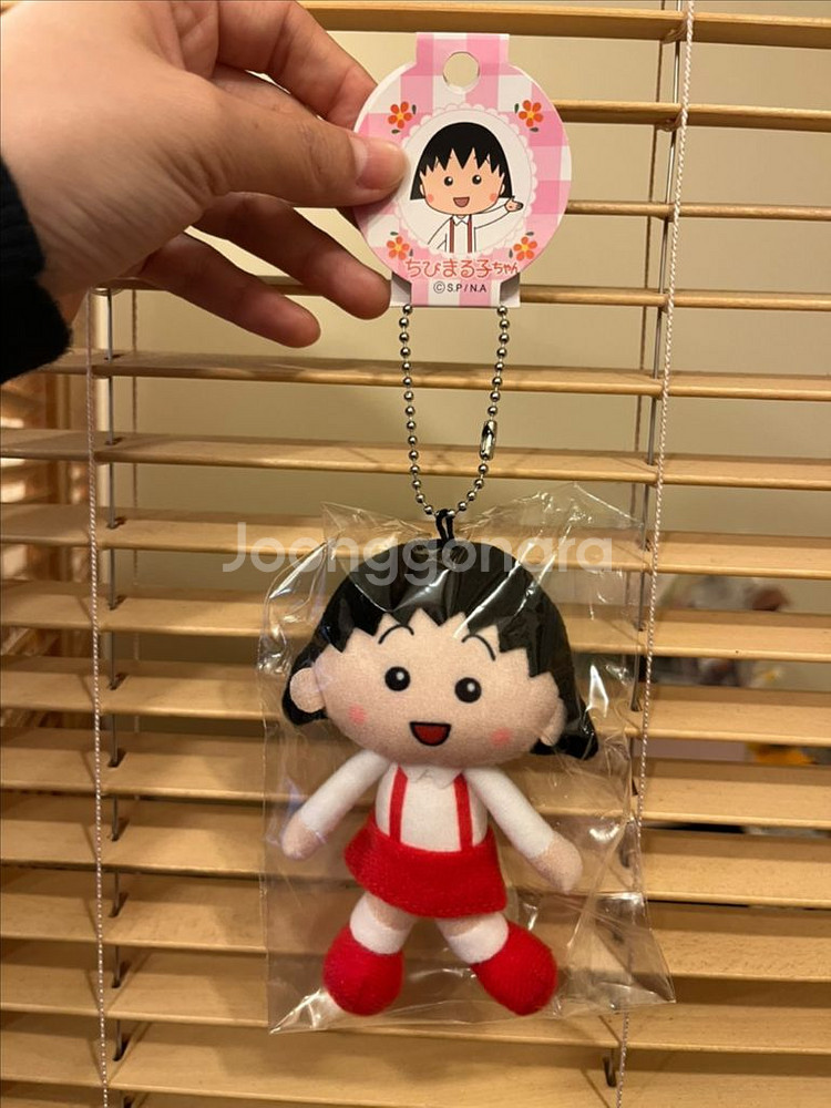 일본 정품 치비마루코짱 봉제인형 키링--0