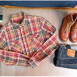 일본판 UES CLOTHING 14.5온스 아메카지 헤