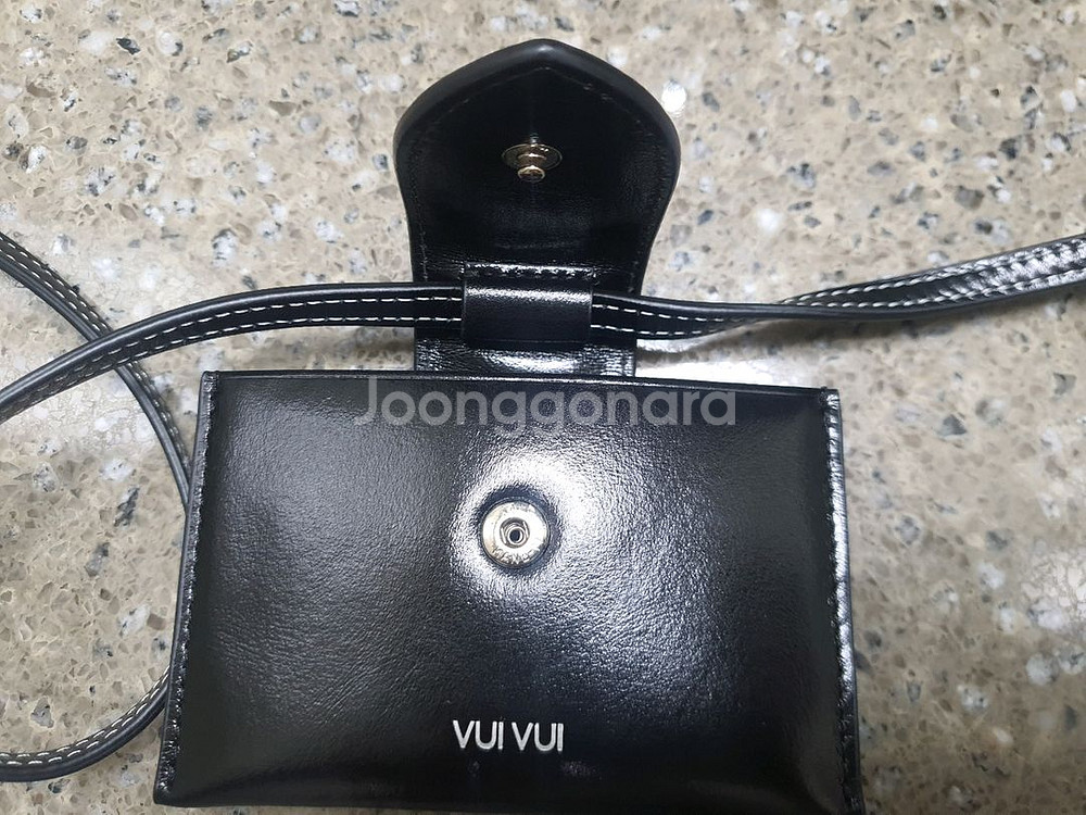 부이부이 닛 미니백 카드지갑 블랙--3