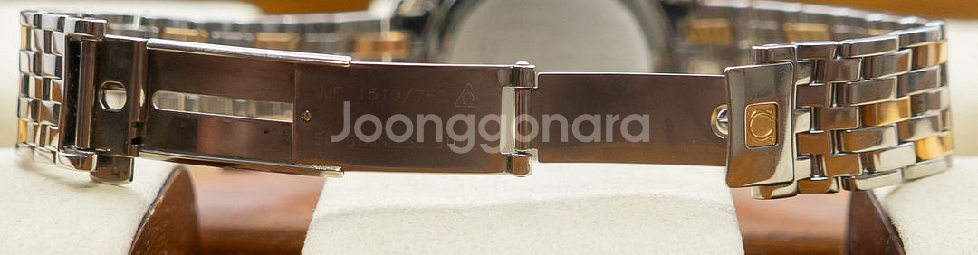 오메가 드 빌 프레스티지 옐로우골드 콤비 36.8mm--4
