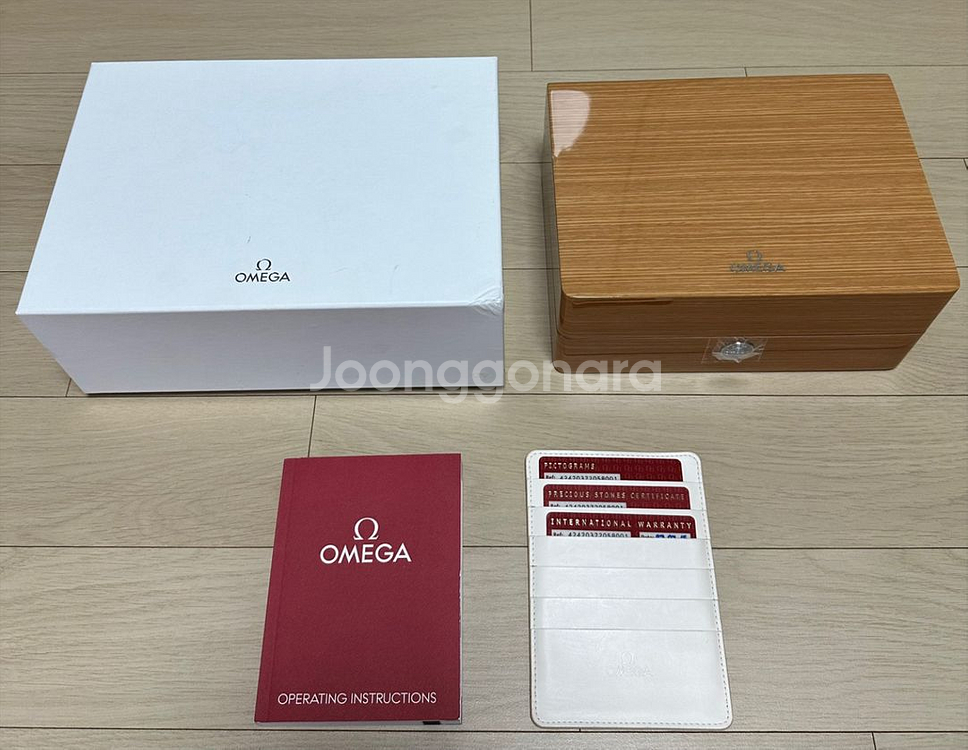 오메가 드 빌 프레스티지 옐로우골드 콤비 36.8mm--5