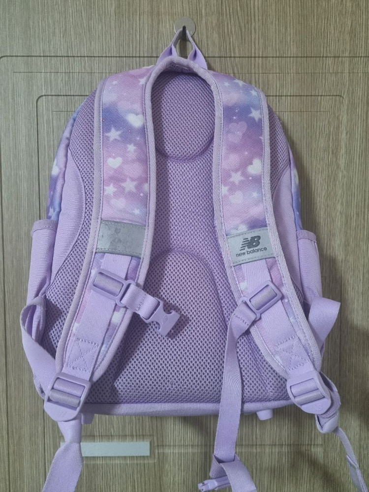 뉴발란스키즈 아동 8-10세 초등학생 가방 백팩 퍼플--1