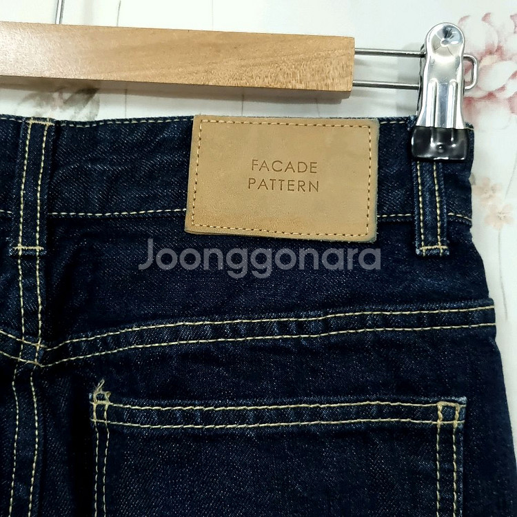 파사드패턴 여성 와이드핏 청바지 27--5