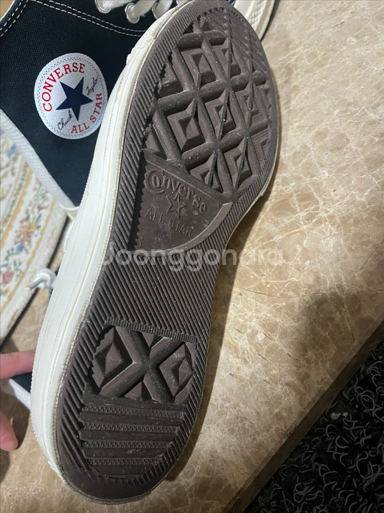 꼼데가르숑신발 정품 250상태 최상 새거나마찬가지 무배--2