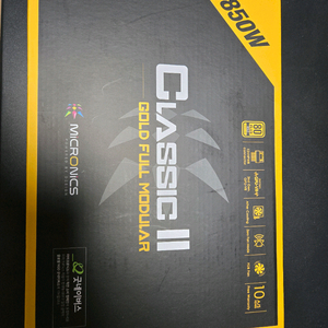 마이크로닉스 850w GOLD 풀 모듈러 팝니다