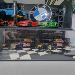 미니챔프 1/43 레드불 RB7 베텔, 웨버