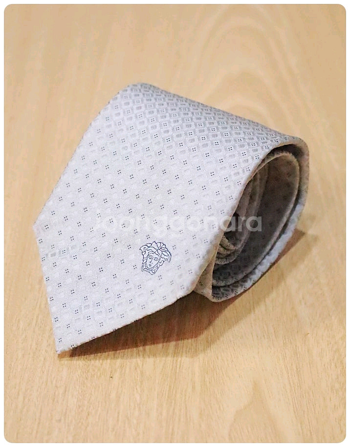 베르사체 이태리 빈티지 실크 넥타이--0
