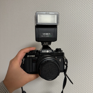 미놀타 X-700 필름카메라 + 미놀타 auto 280