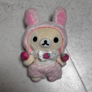 [고전] 코리락쿠마 딸기 우사기 토끼 인형 리락쿠마