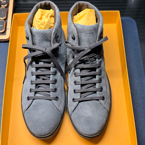 (새제품) 토즈(TODS) 스웨이드 하이탑 스니커즈