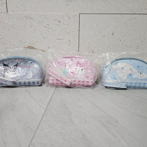 산리오 시나모롤&마이멜로디&쿠로미 파우치3종(새상품)