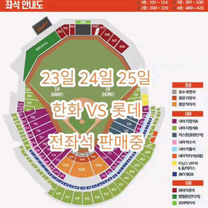 한화 vs 롯데(23.24.25일)
