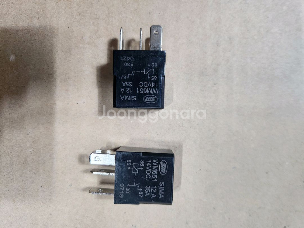 SIMA WM651 자동차용 12V릴레이--5