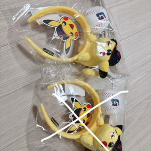 롯데자이언츠 피카츄 머리띠(새상품)