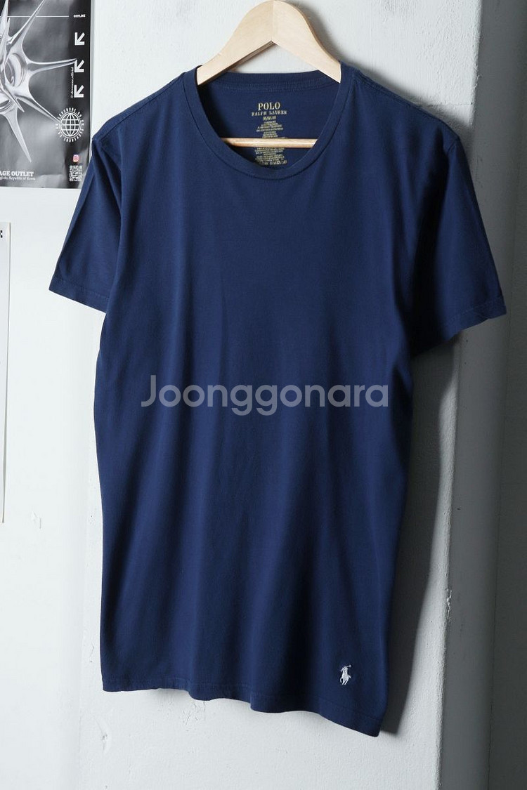(M) 폴로 랄프로렌 반팔 티셔츠 네이비 포니 한정판--1