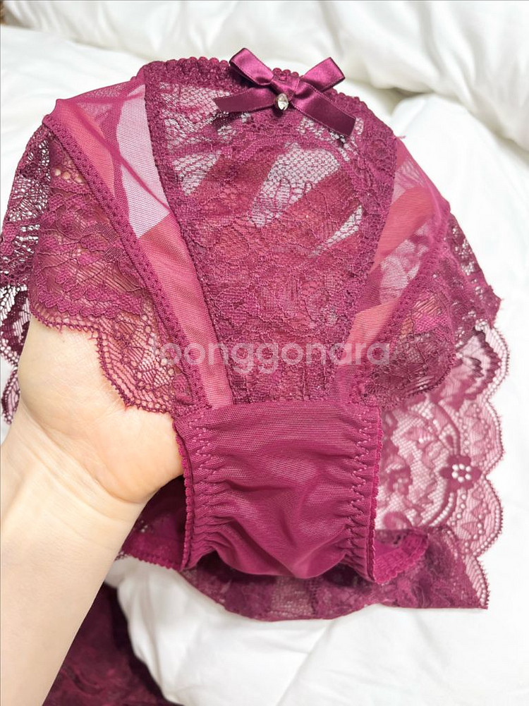 메종르자비 섹시 여성 속옷세트/에블린/레이스망사--1