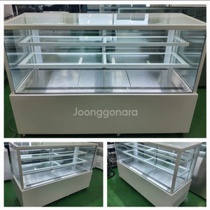 정육 숙성 반찬 케잌 냉동냉장 겸용 쇼케이스 화이트