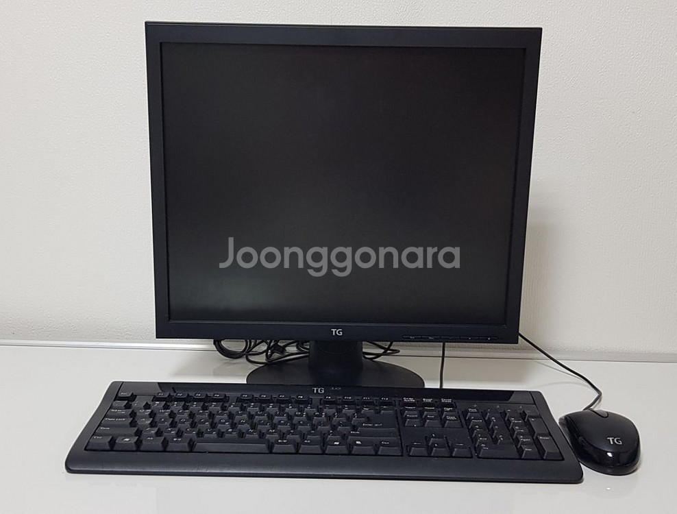모두일괄) 19인치 모니터+ 키보드+ 마우스--0