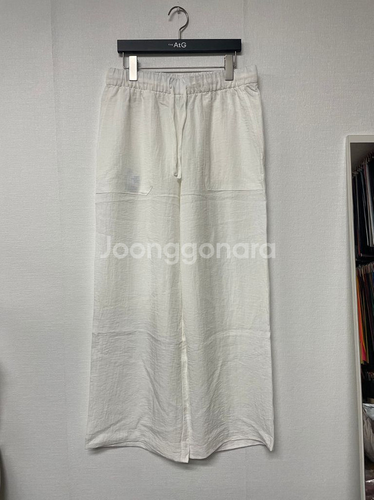 아뜰리에마졸리 25SS 크리즈 팬츠--4