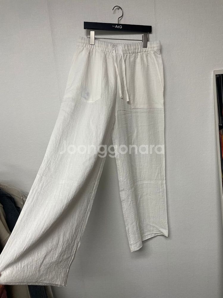 아뜰리에마졸리 25SS 크리즈 팬츠--5