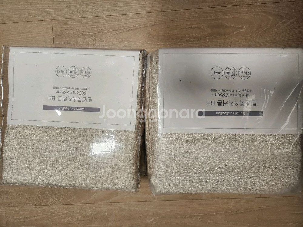 커텐속지 커튼속지 미사용 베이지 컬러--0