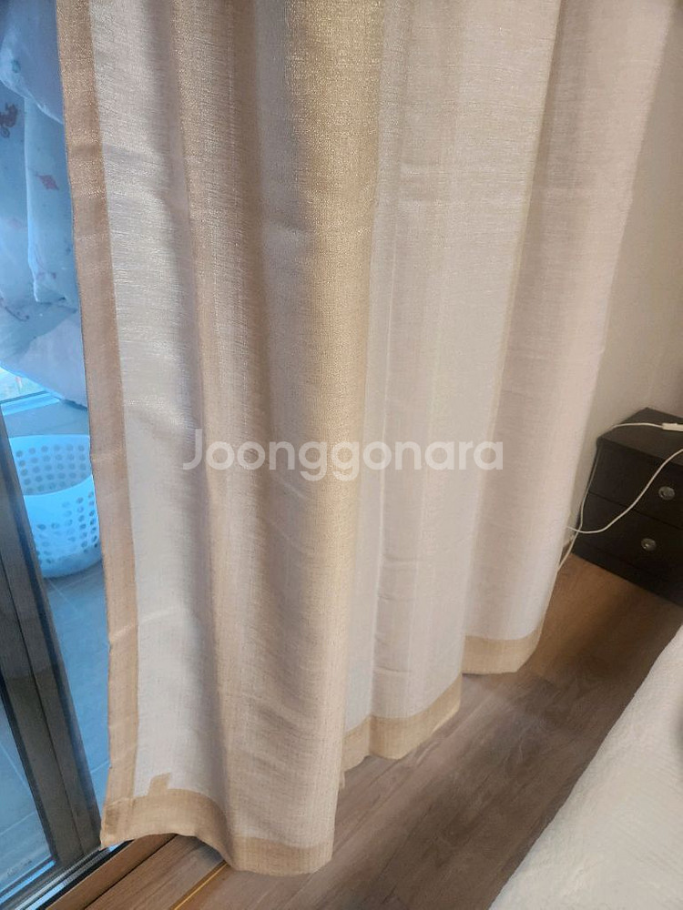 커텐속지 커튼속지 미사용 베이지 컬러--7