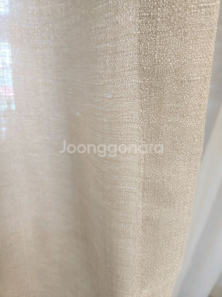 커텐속지 커튼속지 미사용 베이지 컬러--5