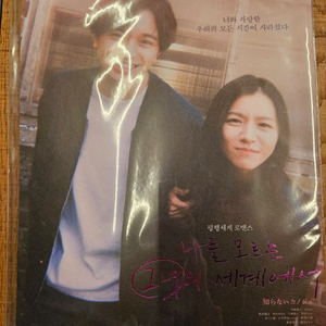 [택배비 무료] 나를 모르는 그녀의 세계에서 A3포스터