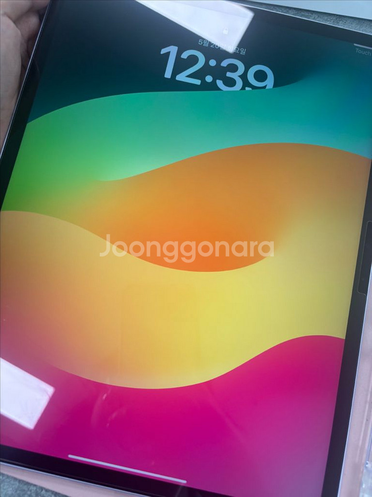 아이패드 에어 13인치 퍼플 256G 배터리100%--2