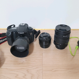 캐논 dslr 60D 카메라 + 렌즈 3개