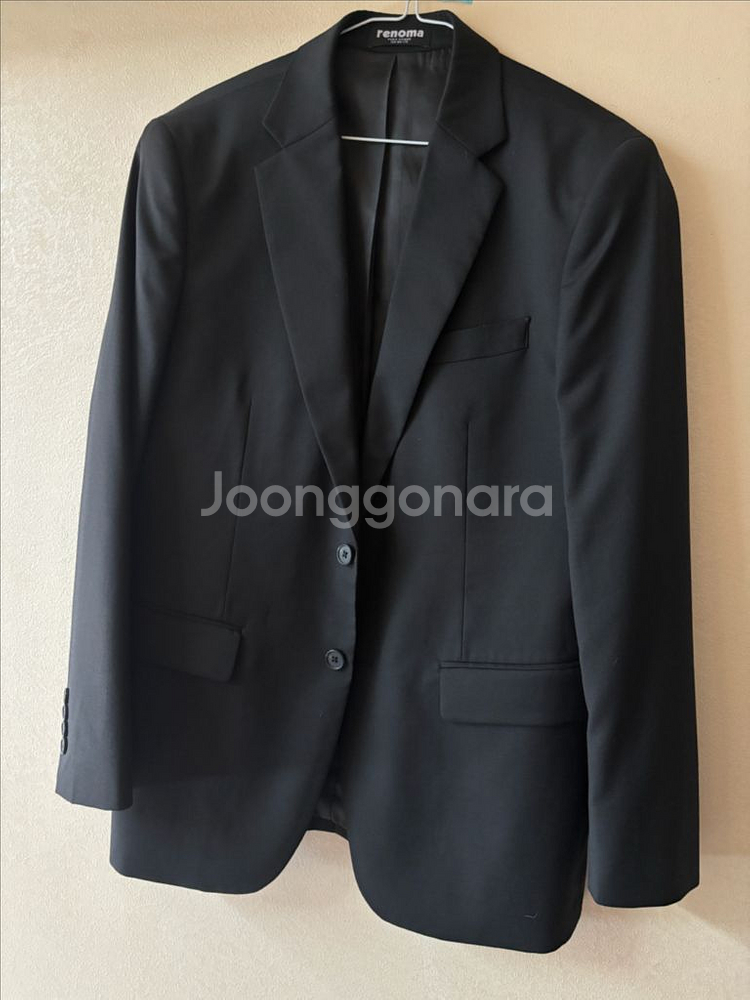 레노마 시그니처 정장 셋업 블랙 수트--0