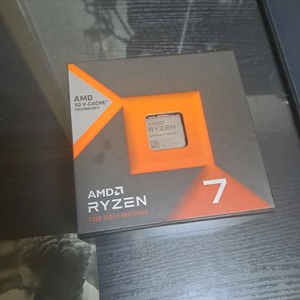 amd cpu 7800x3d 국내정발 정품박스