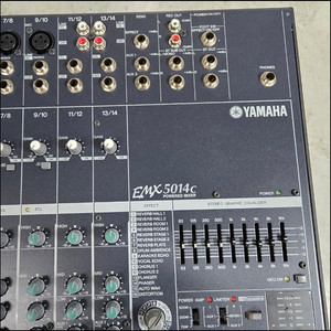 야마하 EMX5014C 중고 파워드믹서