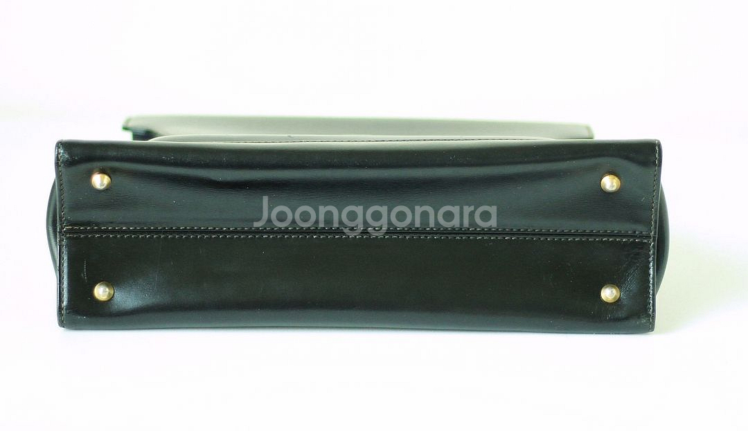 발리 빈티지 정품 켈리 토드백--3